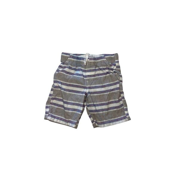 Jumping beans grey white striped boys shorts summer spring preppy 5 boys - Picture 1 of 10